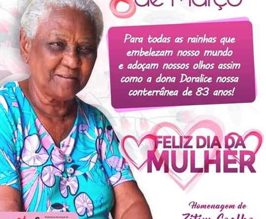 FELIZ DIA DA MULHER! Uma homenagem da prefeitura municipal de Santa Luzia  do Pará