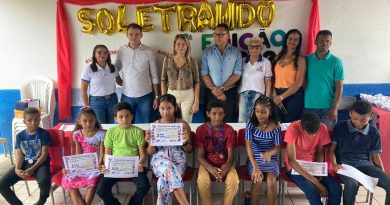 ESCOLA DO MUNICÍPIO IMPLEMENTA O “PROJETO SOLETRANDO” ESCOLA DO MUNICÍPIO IMPLEMENTA O “PROJETO SOLETRANDO”