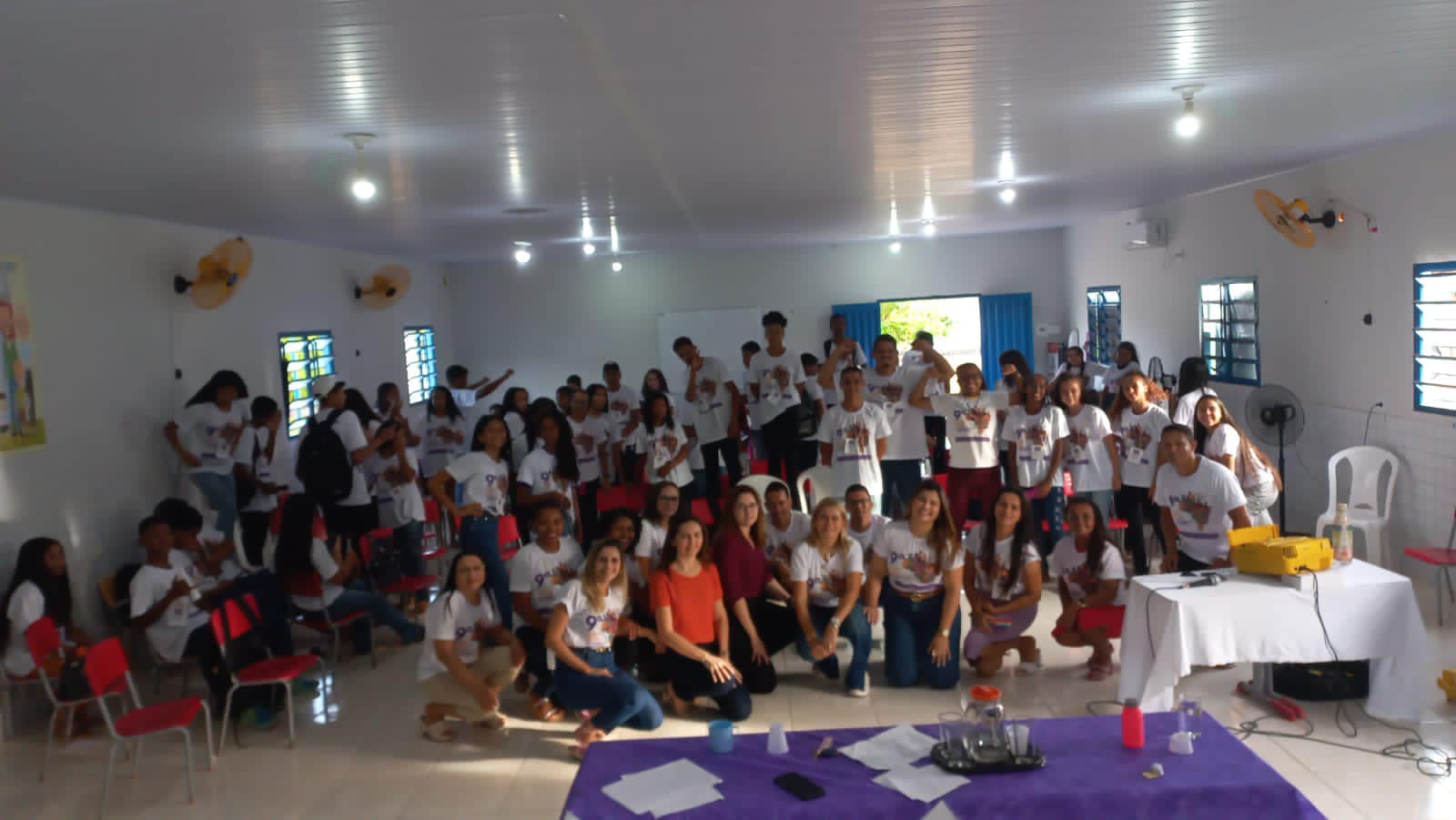 Como foi a participação de crianças e adolescentes na etapa