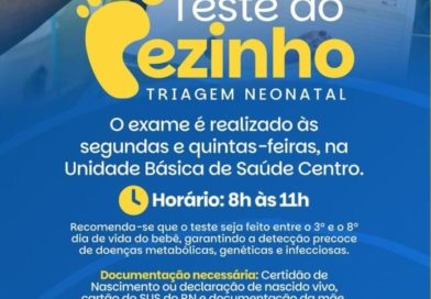 Teste do Pezinho – Triagem Neonatal