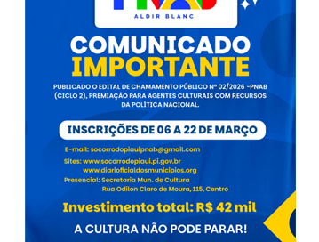 LEI ALDIR BLANC CICLO 2